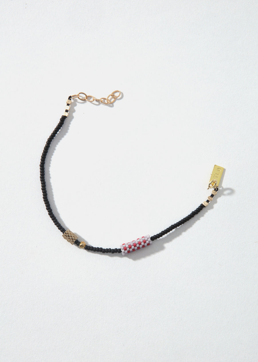 LaLoba Bracelet - Black with Bead