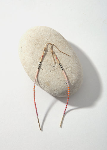 LaLoba Earrings - Multi Pink Long