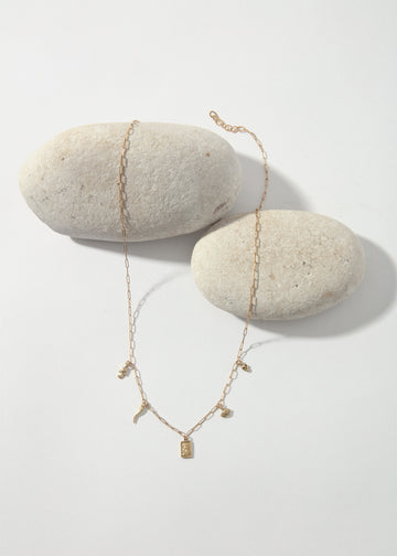 LaLoba Necklace - Charms on Chain