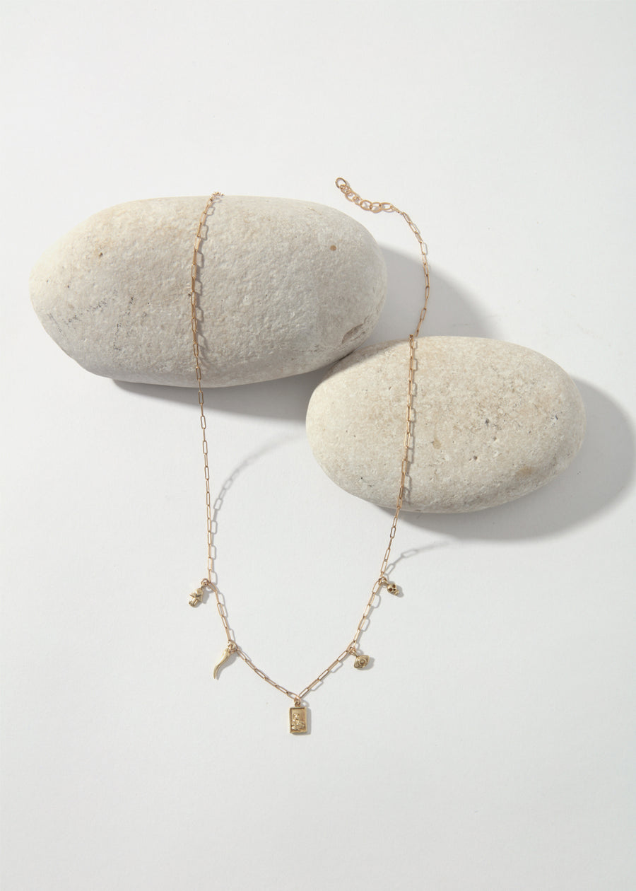 LaLoba Necklace - Charms on Chain