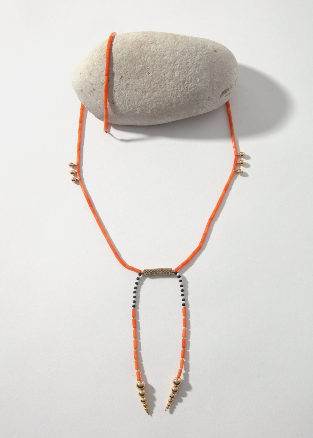 LaLoba Necklace - Woven Tube on Chain main image 1
