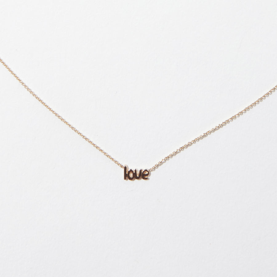 14k Love Necklace