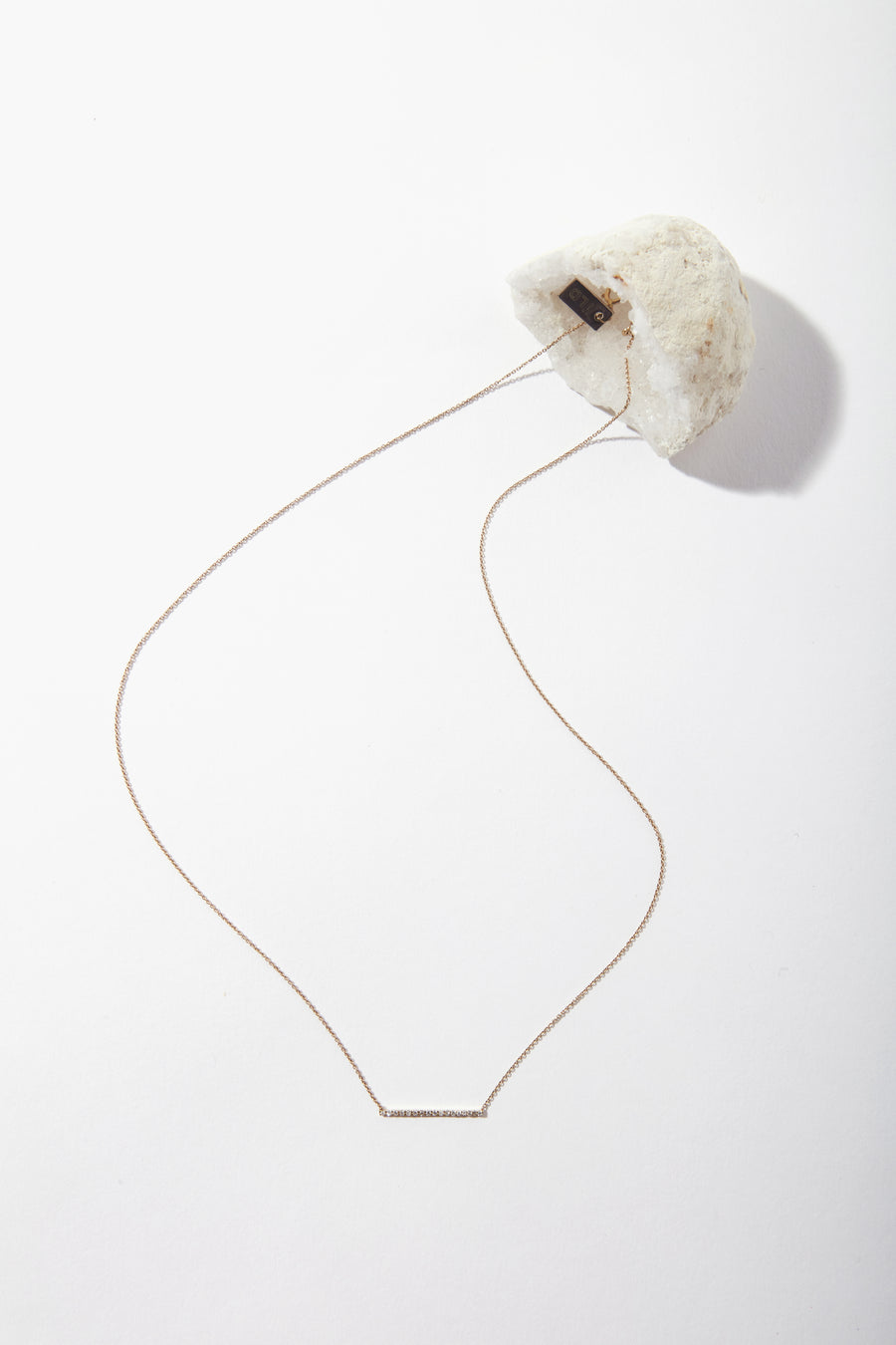 Pave Micro Diamond Necklace