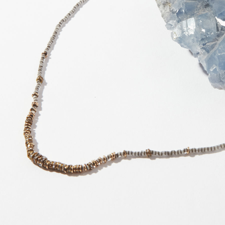 Plene Lune Crystals Short Full Necklace