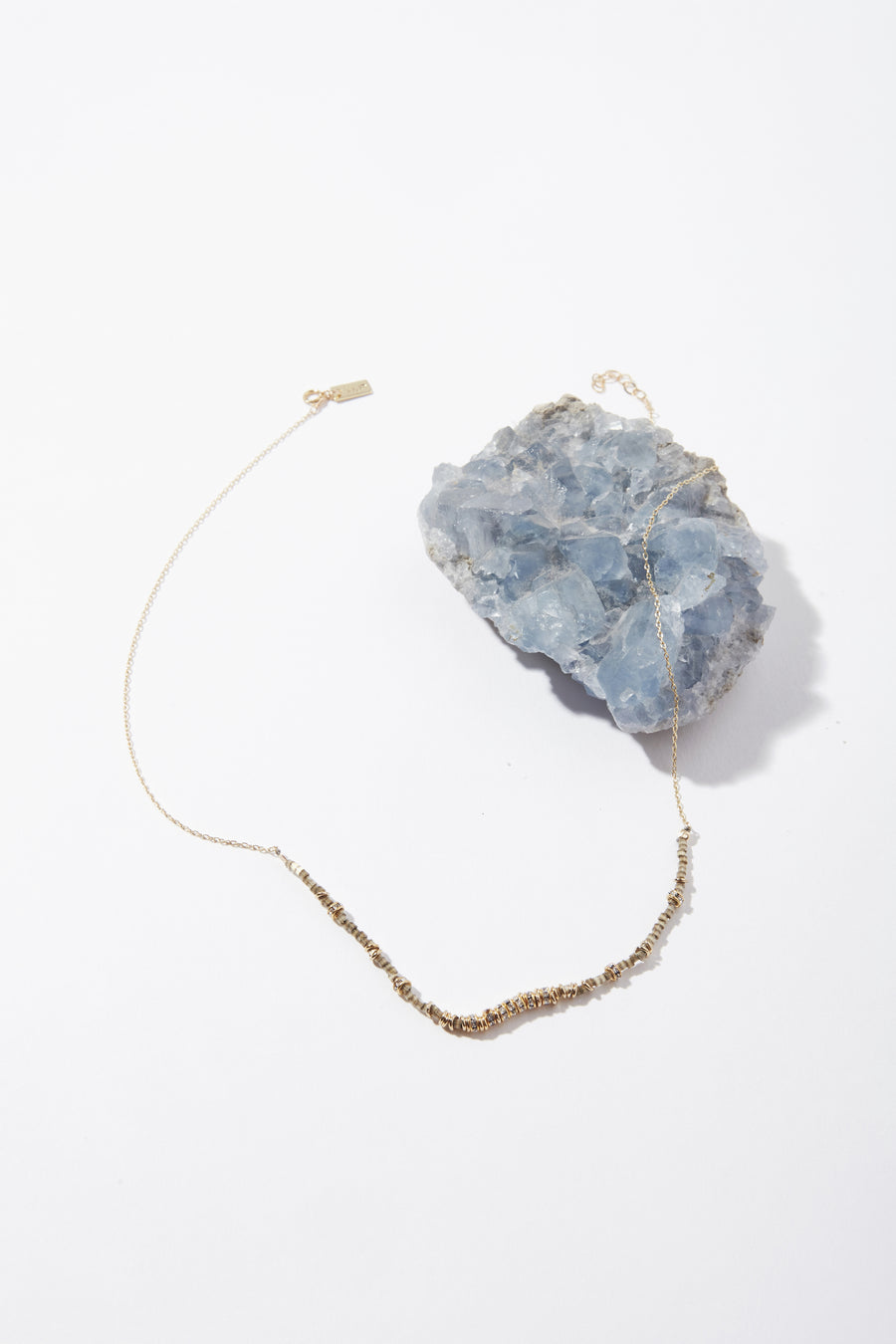 Plene Lune Crystals Short Half Necklace