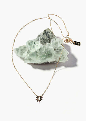 Sister Sun Rays on Chain Necklace