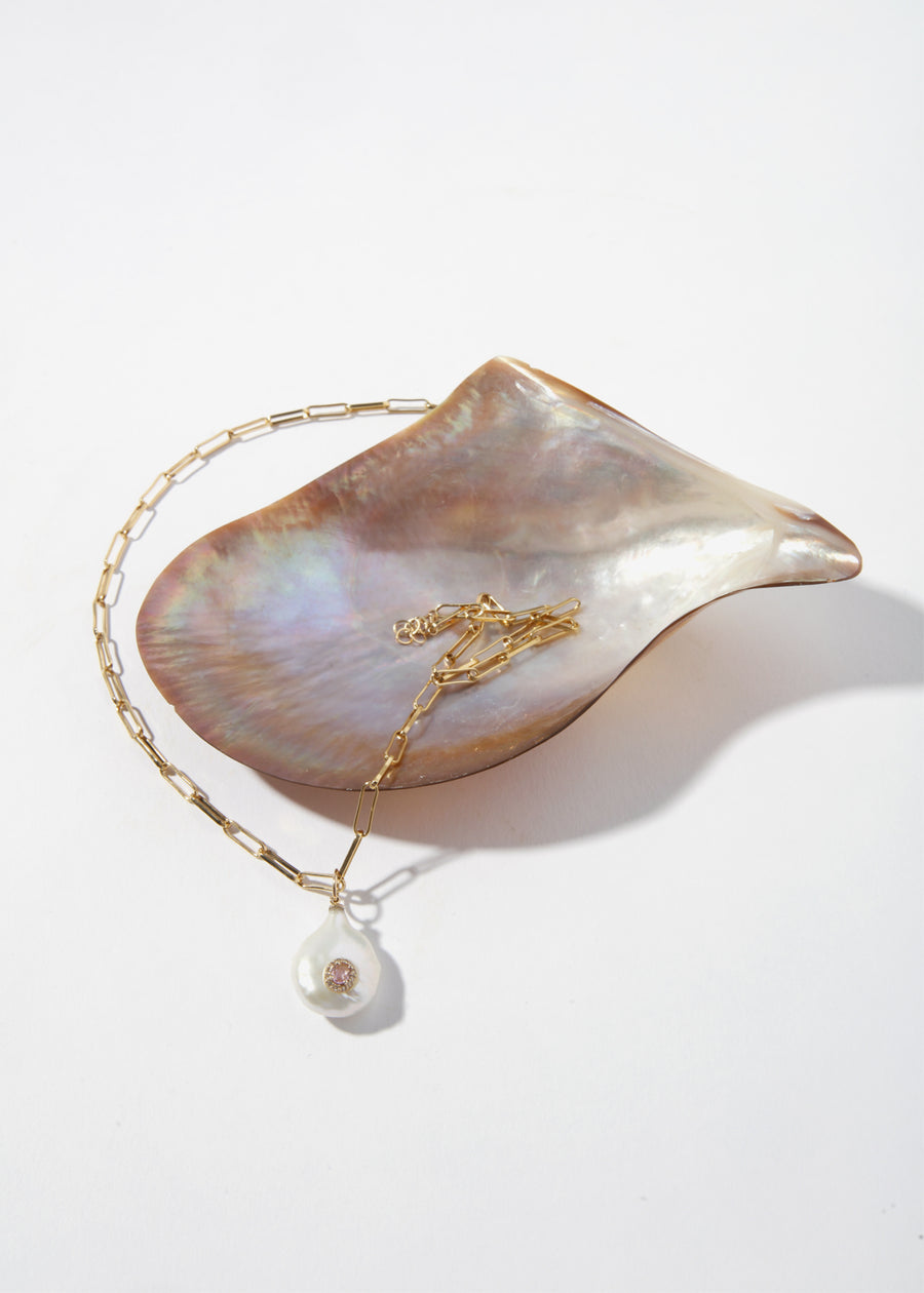 ÖNA Necklace - Pearl on Chain