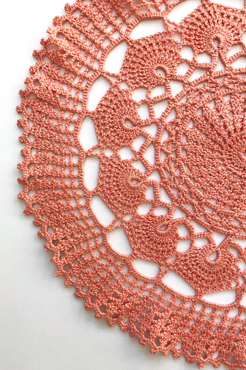 Doily - Peach