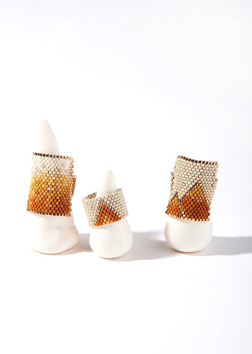 Dune Woven Rings -  Light