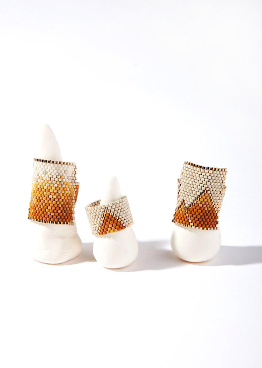 Dune Woven Rings -  Light
