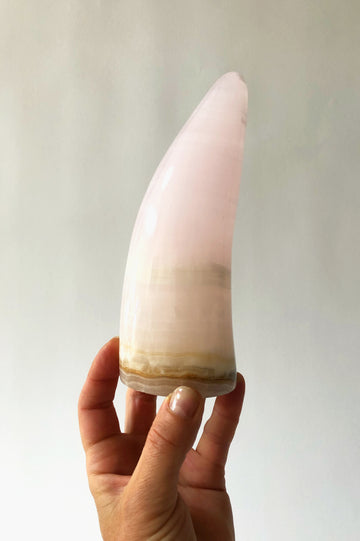 Pink Calcite Horn