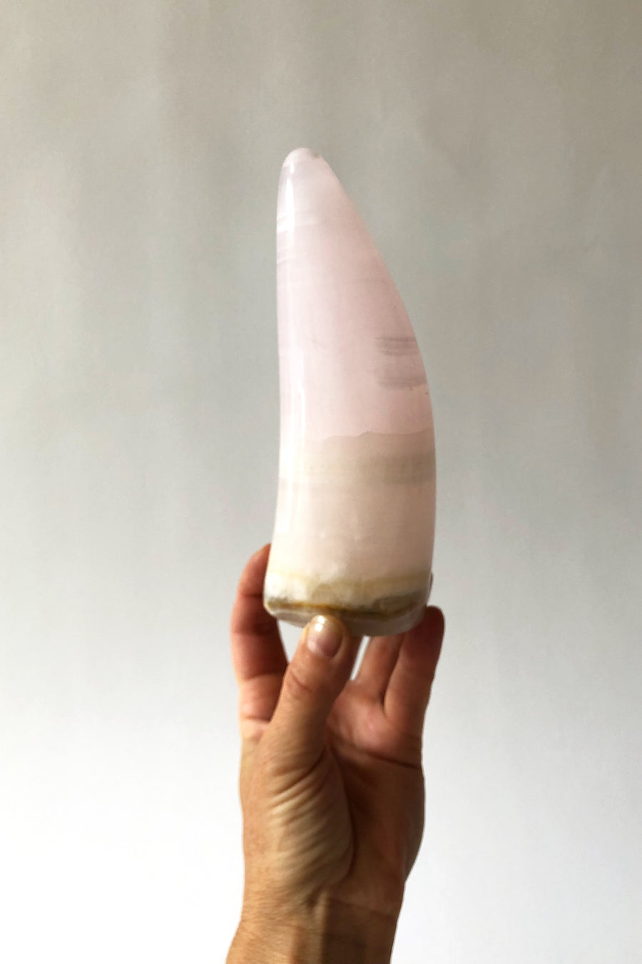 Pink Calcite Horn