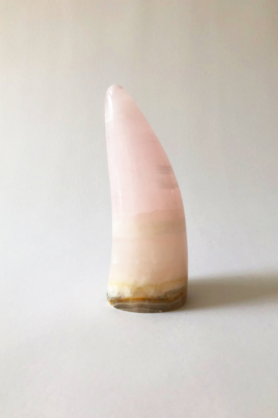 Pink Calcite Horn