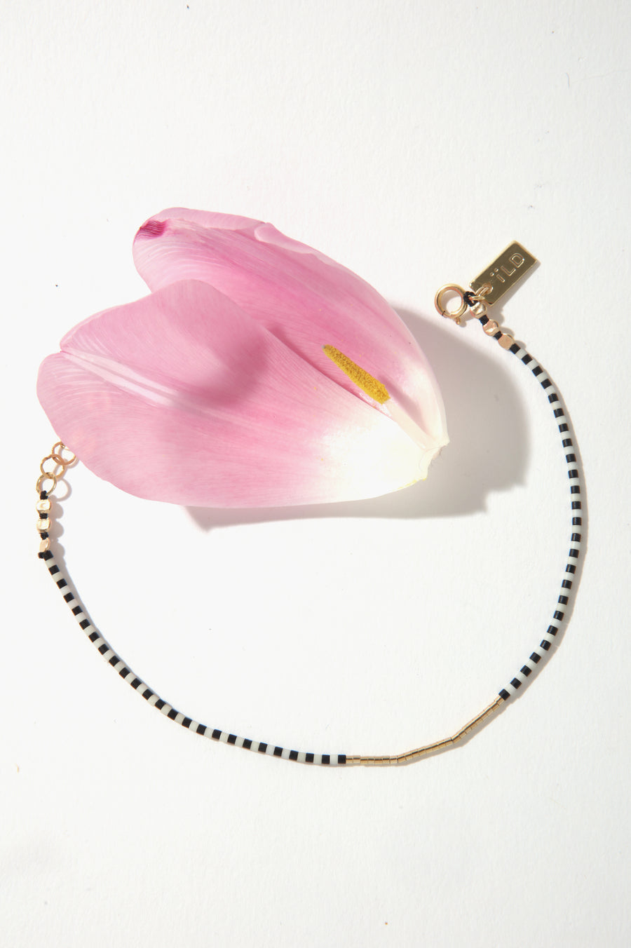 Queen & Tulip Black and White Bracelet