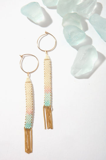 Queen & Tulip Fringe Gradual Earrings