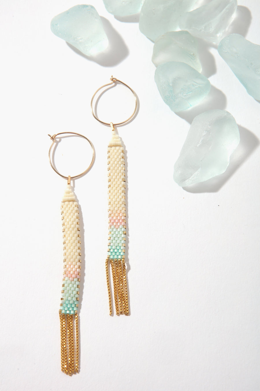 Queen & Tulip Fringe Gradual Earrings