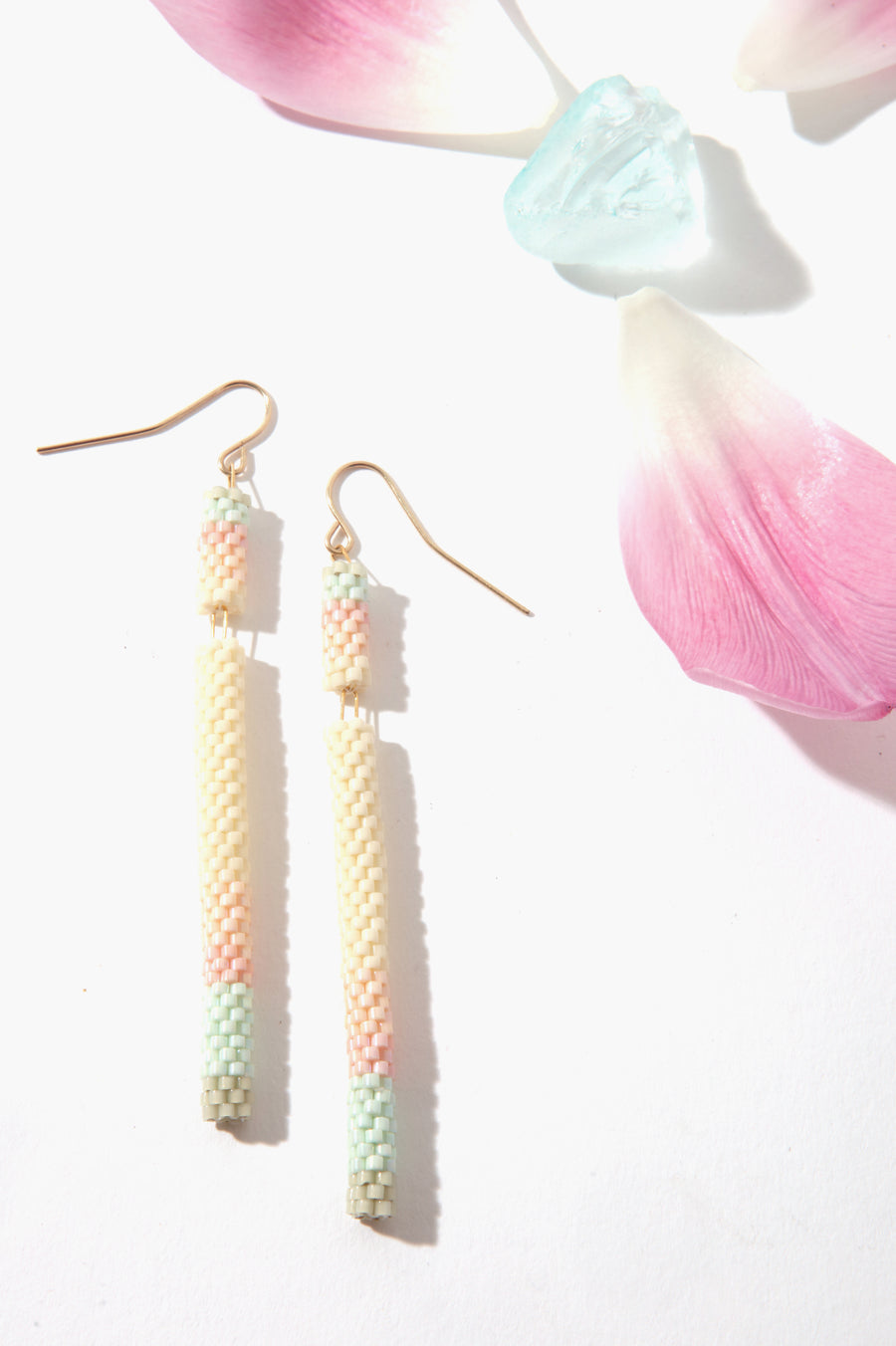 Queen & Tulip Tubes in Gradual Earrings