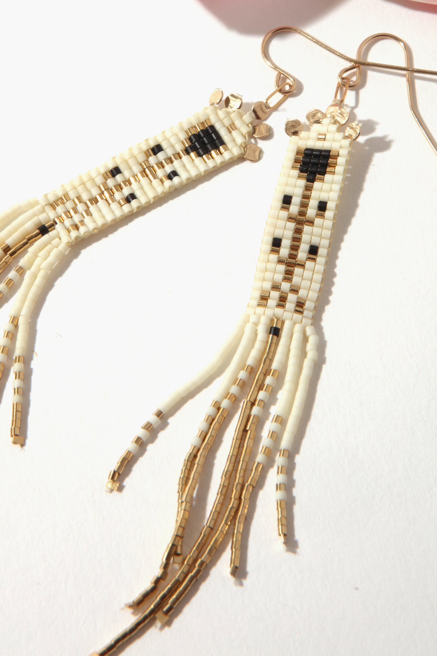 Queen & Tulip Beaded Tulip Earrings