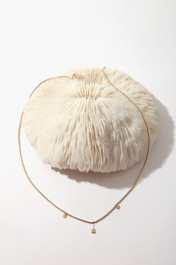 Queen & Tulip Three 14k Drops Necklace