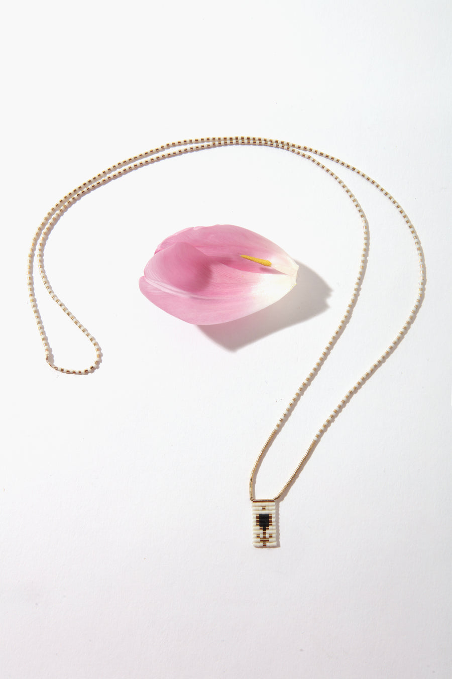 Queen & Tulip Small Flag Necklace