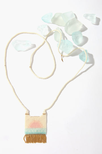 Queen & Tulip Sunrise Fringe Necklace