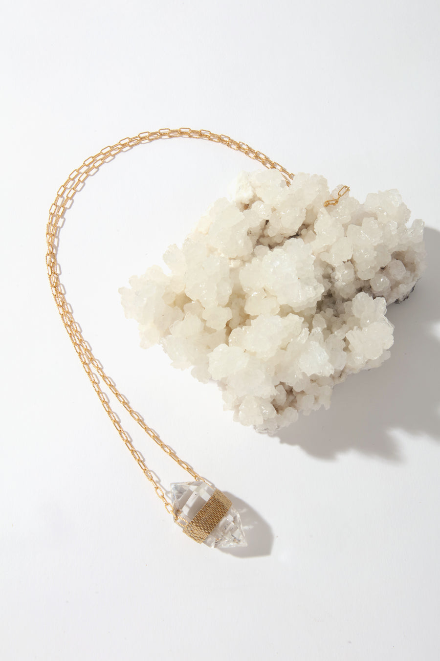 Queen & Tulip Vertical Crystal Wrap Necklace
