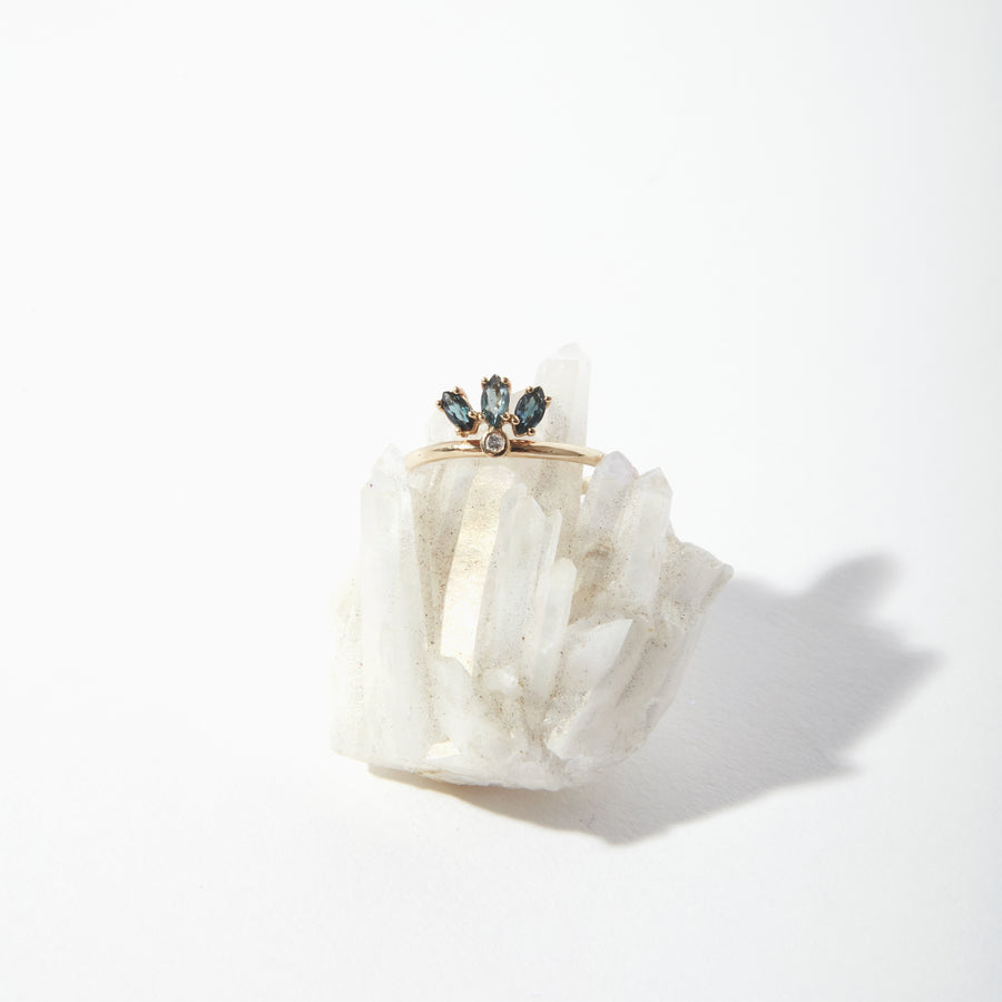 Three Sapphires Ring