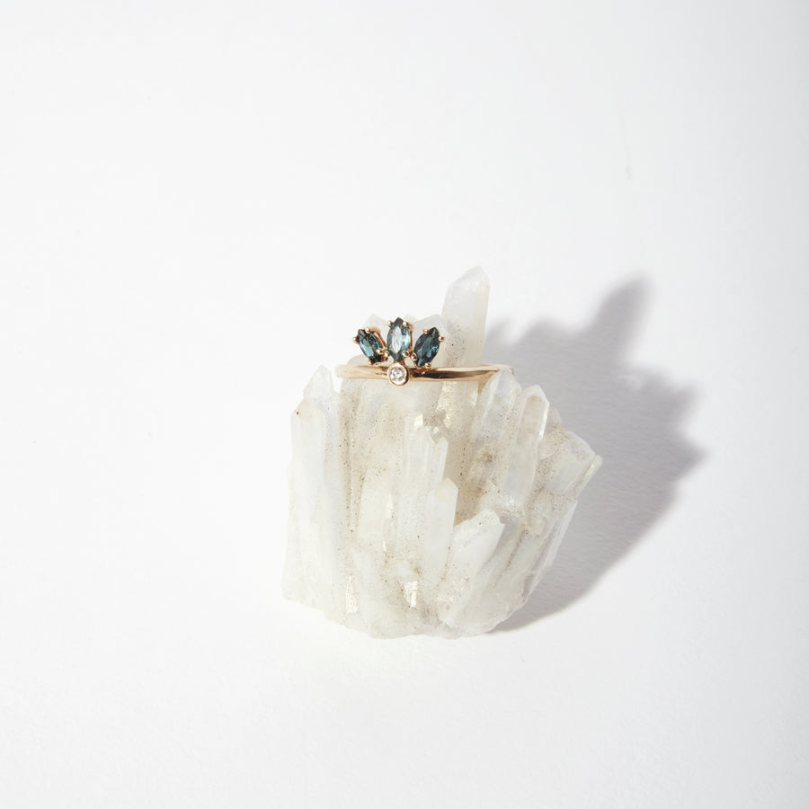 Three Sapphires Ring