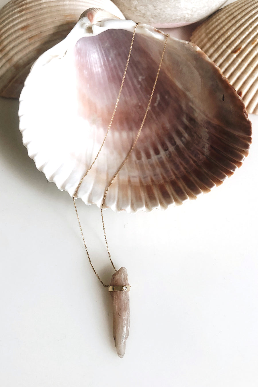 Raw Tourmaline Necklace