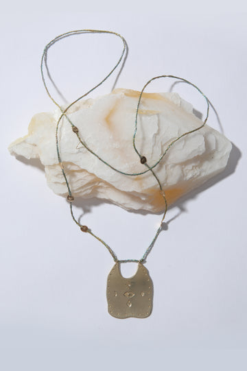 Sagrado Necklace - Talisman on Metallic String
