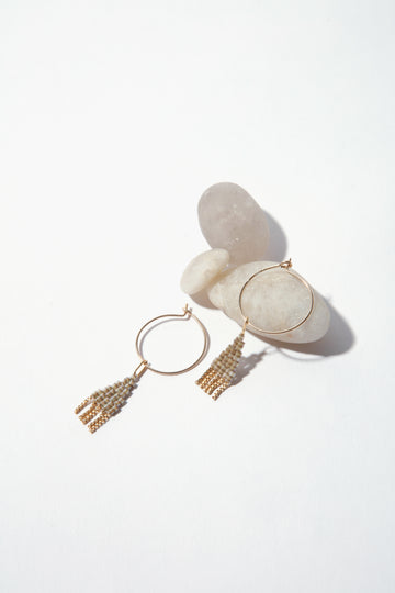 Serpent Drop Short Earrings