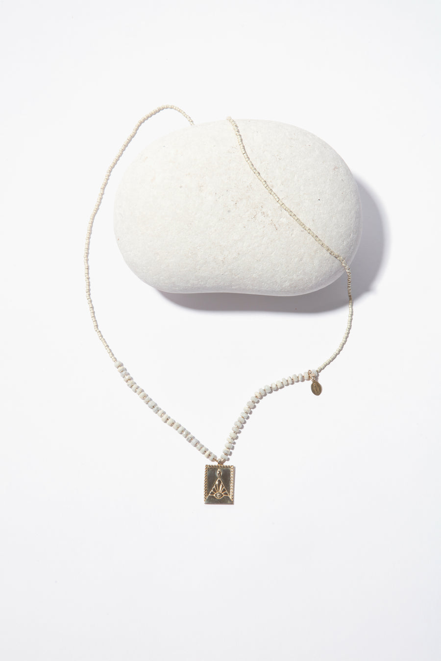Serpent Eye on the Horizon Silverite Necklace