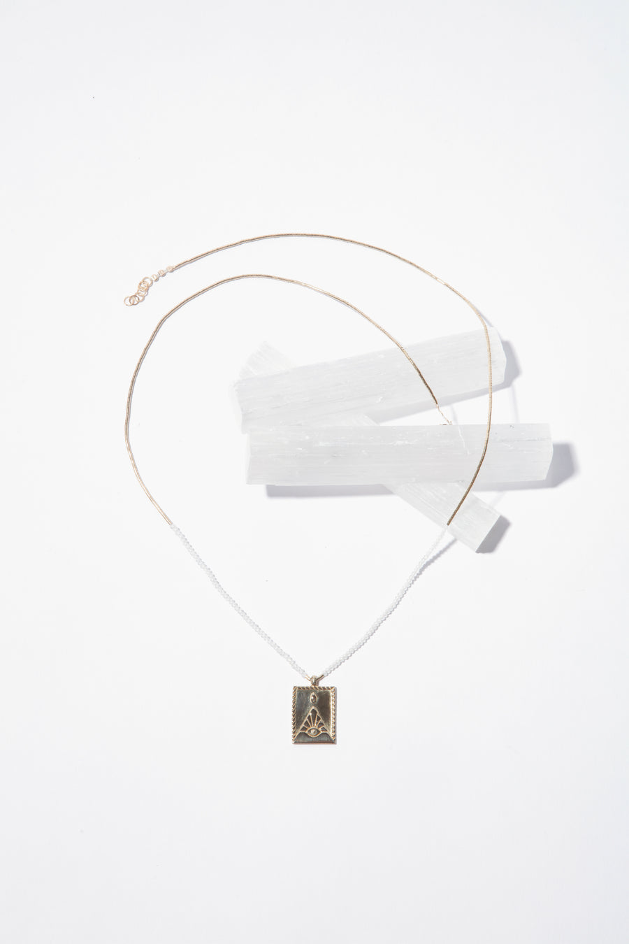 Serpent Eye on the Horizon Topaz Necklace