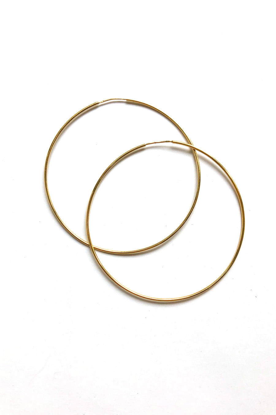 Thin 14k Hoops
