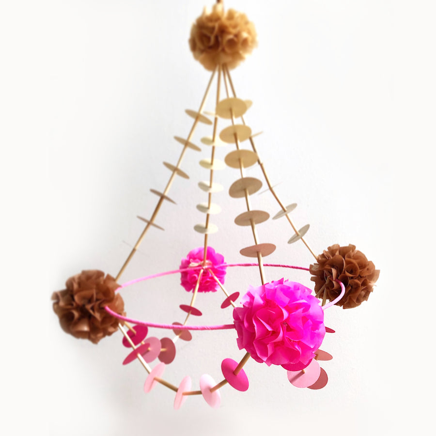 DIY Traditional Paper Mobile Kit - Spring
