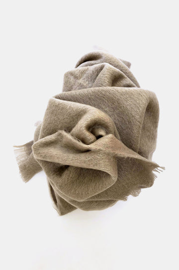 Mohair Throw - Stone