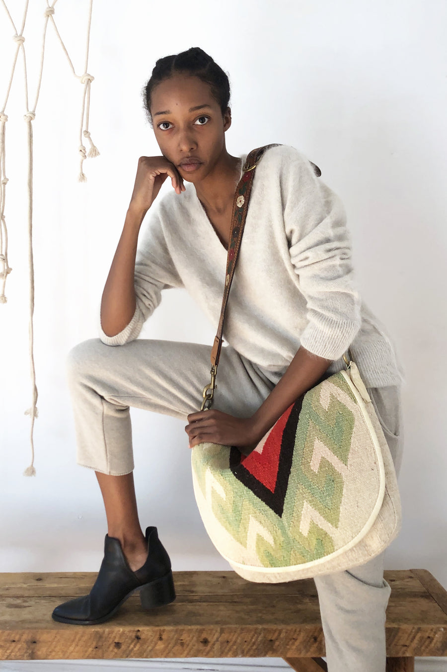 Totem Salvaged Large Cross Body Bag